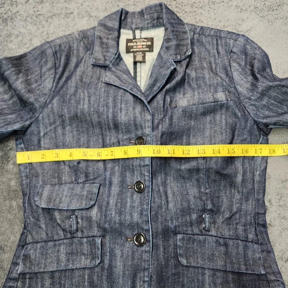 Ralph Lauren Polo Jeans Company Women's Denim Jacket Size M - Picture 7 of 10